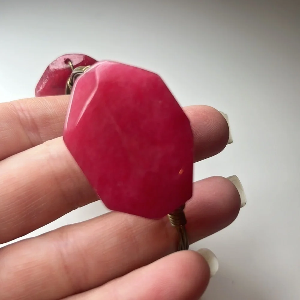 𝅺BOURBON and Bowties Dusty Rose Bangle